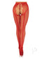 French Crotch Fishnet Tight Heart Os Red-2