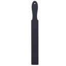 Tantus Snap Strap Silicone Paddle Onyx in sleek black design for impact play.