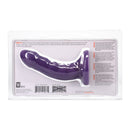 Tantus Curve Super Soft G-spot Dildo Amethyst packaging showing body-safe silicone design for G-spot stimulation.