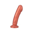 Tantus Vamp Super Soft Dildo Copper featuring a realistic design and warm copper tone for enhanced pleasure.