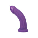 Tantus Adam Super Soft Semi-realistic Dildo Amethyst showcasing its plush purple design and lifelike silhouette.