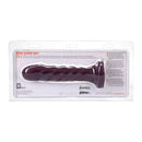 Tantus Echo Super Soft Dildo Currant packaging featuring a soft, phallic design for pleasurable use.