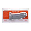 Tantus They/them Super Soft Dildo Silver packaging showcasing its ultra-premium silicone design.