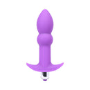 Tantus Perfect Plug Plus Vibrating Anal Plug Lilac in smooth, velvety silicone with a removable bullet for vibration.
