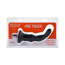 Tantus Protouch Vibrating G-spot And Prostate Massager Black in packaging, designed for G-spot and P-spot stimulation.