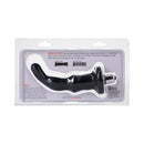 Tantus Protouch Vibrating G-spot And Prostate Massager Black inside packaging, showcasing its design and features.