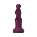 Tantus Protouch G-spot And Prostate Dildo Currant in deep currant color, designed for G-spot and prostate stimulation.
