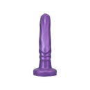Tantus Tsunami Vibrating G-spot Dildo Lavender in a sleek purple design, featuring sculpted waves for targeted pleasure.