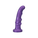 Tantus Tsunami Vibrating G-spot Dildo Lavender with flowing wave design perfect for targeted G-spot pressure.