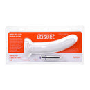 Tantus Leisure Vibrating Dildo Pearl with vibrant packaging showcasing its design for G-spot and P-spot play.