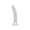 Tantus Leisure Vibrating Dildo Pearl in smooth silicone design for gentle exploration and partnered play.