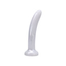 Tantus Leisure Vibrating Dildo Pearl, a smooth silicone toy designed for comfortable exploration and play.