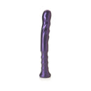 Tantus Echo Handle Silicone G-Spot Dildo Amethyst featuring ergonomic grip and soft undulating waves.