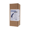Tantus General Super Soft Dildo Ocean Blue packaging with product details and dimensions.