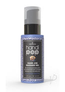 HandiPop Edible Hand Job Massage Gel Blueberry Muffin 2 Oz bottle with pump dispenser.