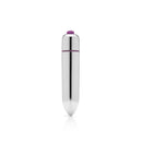 Tantus Replacement 3 Speed Bullet Vibrator Silver, compact vibrator with three speed settings and sleek silver design.