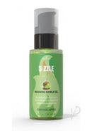 Sizzle Lips Warming Edible Gel Caramel Apple 2 Fl Oz bottle showcasing its playful flavor and warming effect.