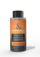 Me and You Pheromone Massage Oil Lust in Paradise 2 Oz luxury massage oil with pheromones and hyper-glide.