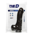 The D Master D 12 Inch Dildo With Balls Firmskyn Chocolate packaging, showcasing its lifelike design and rich color.