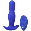 A-Play Expander Silicone Anal Plug With Remote Royal Blue and wireless remote control.
