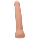 Signature Cocks Oliver Flynn 10 Inch Ultraskyn Dildo Vanilla showing realistic design and detail.