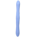 Tryst Duet Double Ended Vibrator Wireless Remote Periwinkle, featuring a sleek silicone design and dual motors.