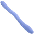 Tryst Duet Double Ended Vibrator Wireless Remote Periwinkle with a bendable silicone design and dual motors.