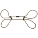 Merci Restrain 6mm Hemp Wrist Or Ankle Cuffs Natural, soft hemp cuffs for safe and pleasurable rope play.
