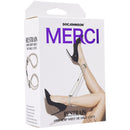 Merci Restrain 6mm Hemp Wrist Or Ankle Cuffs Natural packaging displayed on white background.