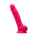Silex-d The Original Model 1 Dildo 8 Inch Pink, lifelike silicone dildo with a defined head and veins.