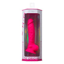 Silex-d The Original Model 1 Dildo 8 Inch Pink in packaging showcasing its realistic design and vibrant color.