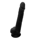 Silex-d The Original Model 1 15 Inch Dildo Black showcasing its dual-density design and realistic texture.