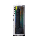 Silex-d The Original Model 1 15 Inch Dildo Black in packaging with colorful details and product information.