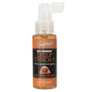 Goodhead Deep Throat Spray Salted Caramel 2 Oz, a flavored oral anesthetic for comfortable deep oral play.