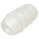 Titanmen Tool Box Clear Ultraskyn Masturbator made of soft, ribbed material for intense stimulation and pleasure.