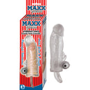 Maxx Gear Vibrating Grande Penis Extender Clear with powerful vibrations for enhanced intimacy.