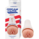 Nasstoys Dream Lite Perfect Pussy Masturbator White in packaging, realistic design for enhanced pleasure.
