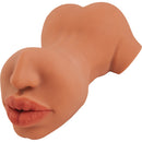 Dream-gasm Masturbator Cheerleader 1 Brown realistic mouth detail for solo play and stimulation.