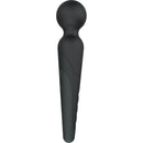Nasstoys Amazing Wizwand Dual Ended Wand Massager Black in sleek design for powerful stimulation.