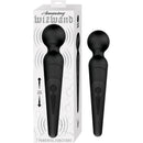 Nasstoys Amazing Wizwand Dual Ended Wand Massager Black with 7 powerful functions and flexible head.