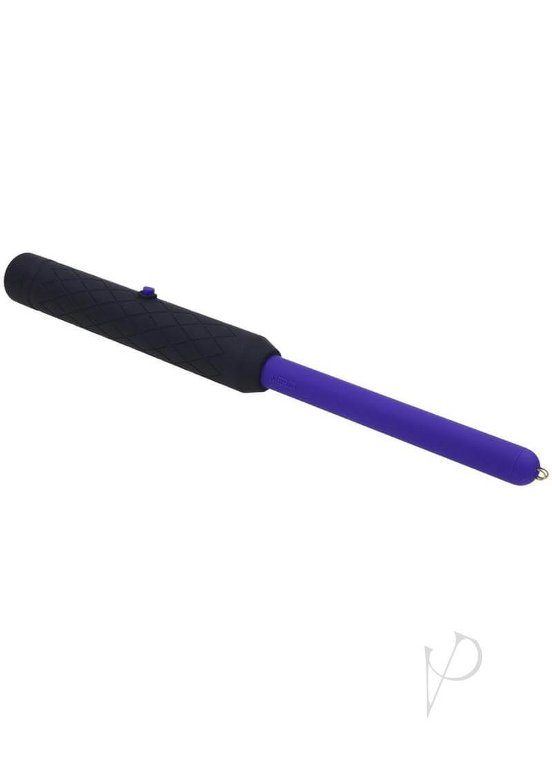 Merci the Stinger Electroplay Wand with non-slip handle, offering diverse sensation play, ranging from gentle tickles to moderate stings.