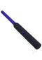 Merci the Stinger Electroplay Wand with a black handle and purple tip for diverse sensation play.