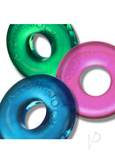 Oxballs Ringer Max Cock Ring 3 Pack Neon Assorted in vibrant colors including green, blue, and pink.