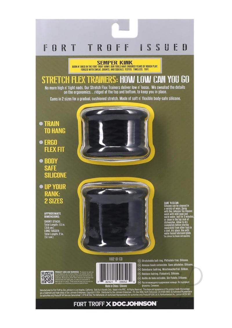 Ft Troff Stretch Flex Trainers Blk-3
