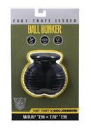 Fort Troff Ball Bunker in packaging, designed for safe impact play and enhanced performance with body-safe silicone.