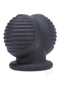 Fort Troff Ball Bunker in black silicone, designed for impact play and all-day comfort, featuring textured grip.