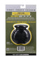 Fort Troff Ball Bunker Black packaging showcasing body-safe silicone design for impact play and comfort.