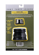Fort Troff Full Metal Jacket Black packaging showing product features like weight, silicone material, and no-pinch design.