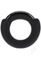 Fort Troff Pinch Zero Ring in Black, a metal cock ring with a body-safe silicone sheath and extra-wide opening.