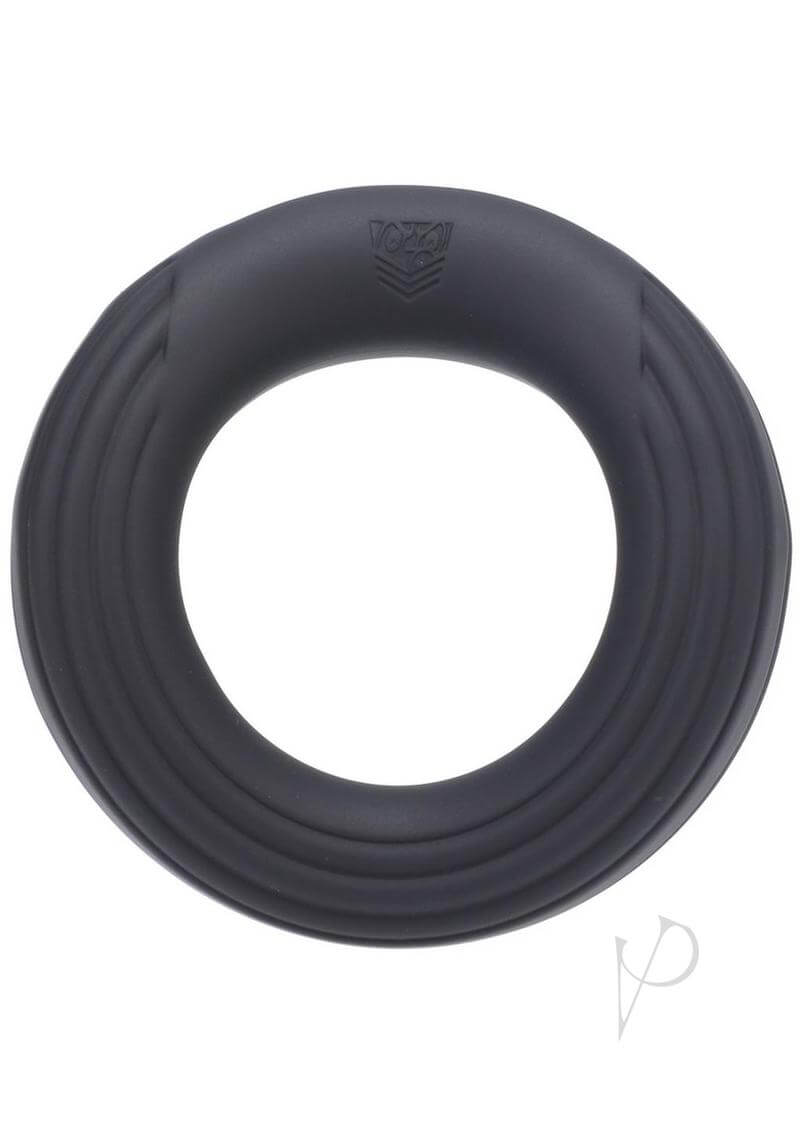 Fort Troff Rev Cock Throbber Black, flexible vibrating cock ring with ergonomic design and 360-degree vibration settings.